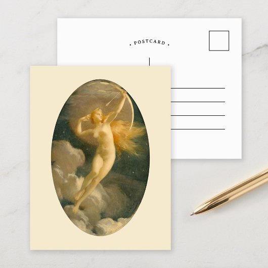 Carte Postale Séléné, déesse de la Lune | Jules Machard