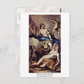 Carte Postale Selene Et Endymion, De Sebastiano Ricci (Devant / Derrière)