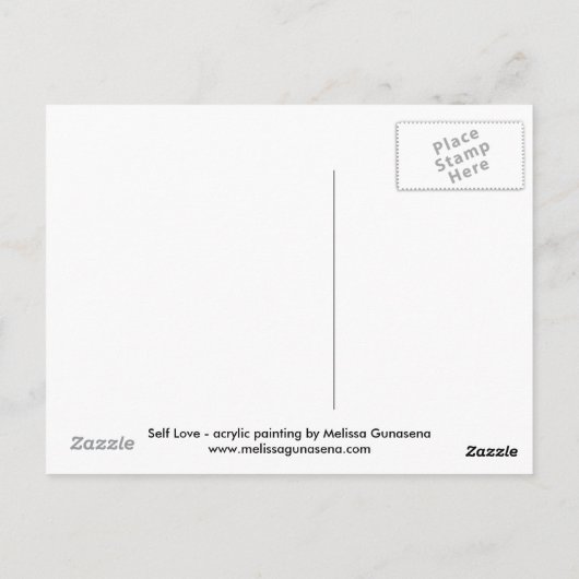 Carte postale Self Love (Dos)
