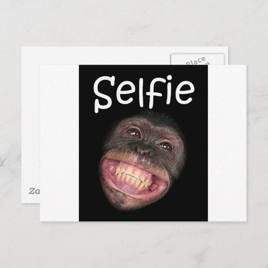 CARTE POSTALE SELFIE (Devant / Derrière)