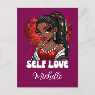 Carte Postale Selflove : La Saint Valentin de la femme noire