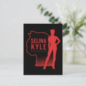 Carte Postale Selina Kyle Catwoman - logo (Debout devant)