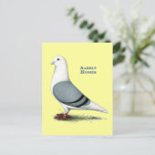 Carte Postale Selle bleue Homer (Debout devant)