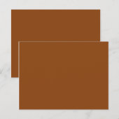Carte Postale selle couleur brun (Devant / Derrière)