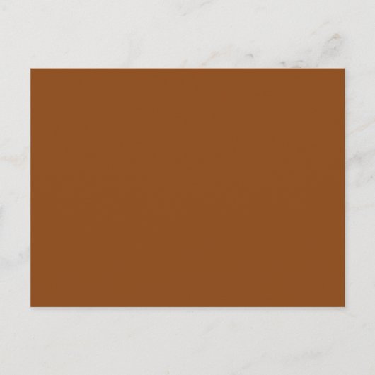 Carte Postale selle couleur brun (Devant)