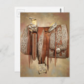 Carte Postale Selle la plus chère au monde (Devant / Derrière)