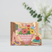 Carte Postale Semaine d'appréciation des enseignants (Debout devant)