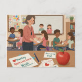 Carte Postale Semaine d'appréciation des enseignants (Devant)