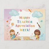Carte Postale Semaine d'appréciation des enseignants (Devant)