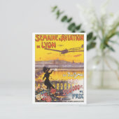 Carte Postale Semaine D'Aviation de Lyon (Debout devant)