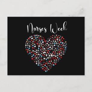 Carte Postale Semaine des infirmières. Bonne Semaine nationale d
