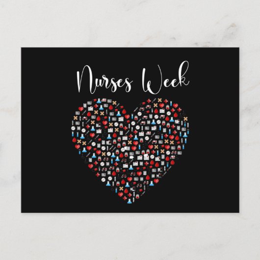 Carte Postale Semaine des infirmières. Bonne Semaine nationale d (Devant)