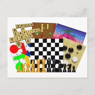 Carte Postale Semaine du jeu et du casse-tête