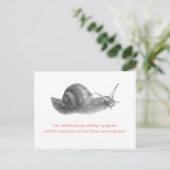 Carte Postale Semences de semis et dissidence de semis contre Tr (Debout devant)