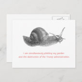 Carte Postale Semences de semis et dissidence de semis contre Tr (Devant / Derrière)