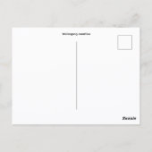 Carte postale semi-brillante de base (Dos)