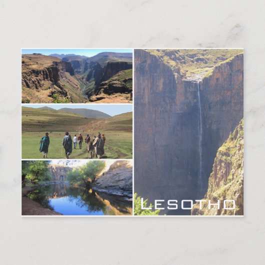 Carte Postale semonkong maletsunyane (Devant)