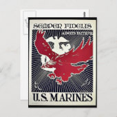 Carte Postale Semper Fidelis (Devant / Derrière)