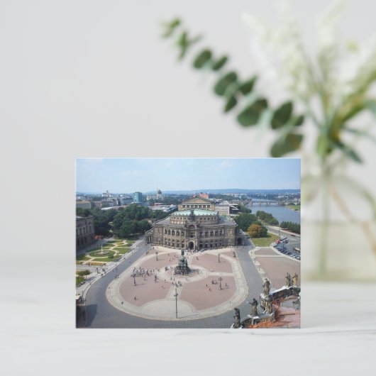 Carte Postale Semperoper de Dresde Germany (Debout devant)