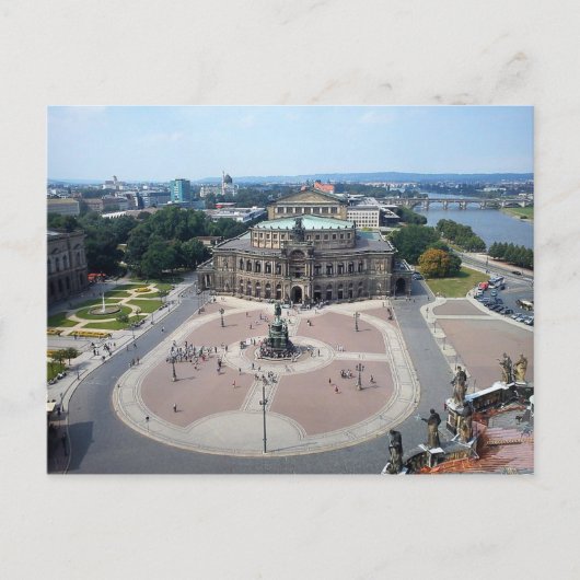 Carte Postale Semperoper de Dresde Germany (Devant)