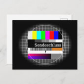 Carte Postale SendeSchluss ! (Devant / Derrière)