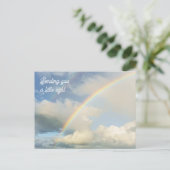 Carte Postale Sending You a Little Light Rainbow Thinking of You (Debout devant)