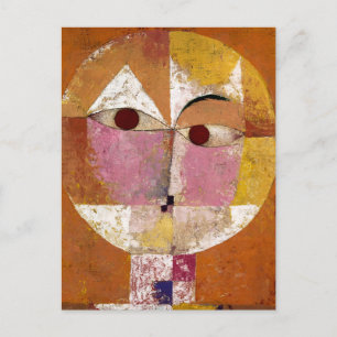 Carte Postale Senecio (Baldgreis) (1922) de Paul Klee