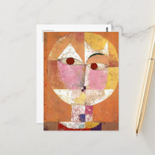 Carte Postale Senecio par Paul Klee