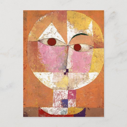 Carte Postale Senecio par Paul Klee (Devant)