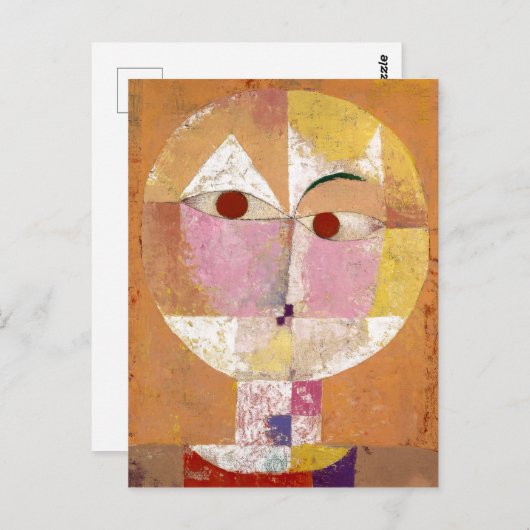 Carte Postale Senecio | Paul Klee | (Devant / Derrière)