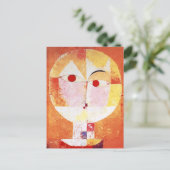 Carte Postale Senecio Portrait Abstrait Paul Klee (Debout devant)