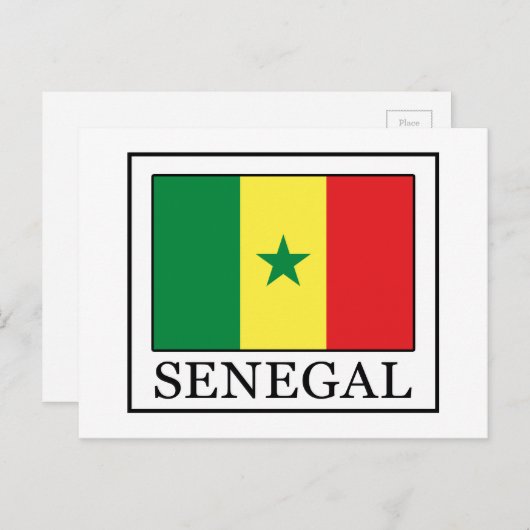 Carte Postale Sénégal (Devant / Derrière)