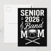 Carte Postale Senior 2026 Band Mom (Devant / Derrière)