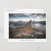 Carte Postale Senja Norvège (Devant / Derrière)