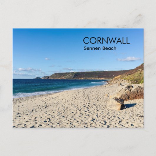 Carte Postale Sennen Beach Cornwall England (Devant)