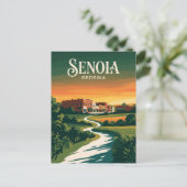 Carte Postale Senoia États-Unis (Debout devant)