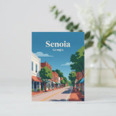 Carte Postale Senoia Géorgie (Debout devant)