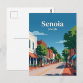 Carte Postale Senoia Géorgie (Devant / Derrière)