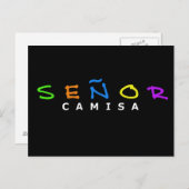 CARTE POSTALE SENOR CAMISA POSTCARD (Devant / Derrière)