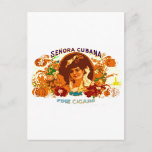 CARTE POSTALE SENORA CUBANA