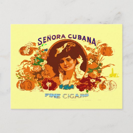 CARTE POSTALE SENORA CUBANA (Devant)