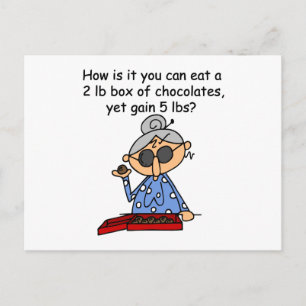 Carte Postale Sens de chocolat