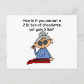 Carte Postale Sens du chocolat (Devant)