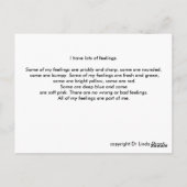 Carte Postale sensation (Dos)