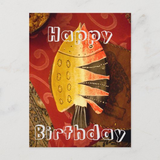 Carte Postale Sensation striée Tigre Barbe Poisson Imprimer (Devant)