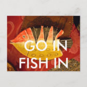 Carte Postale Sensation striée Tigre Barbe Poisson Imprimer (Devant)