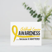 Carte Postale Sensibilisation 2 Cancer de l'enfance (Debout devant)