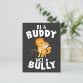 Carte Postale Sensibilisation à la lutte contre l'intimidation S (Debout devant)