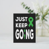 Carte Postale Sensibilisation à la santé mentale Continuer (Debout devant)