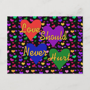 Carte Postale Sensibilisation à la violence domestique